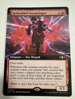 Redoubled Stormsinger Extended (NM Non-Foil) TDC-0077 Rare MTG - Image 1