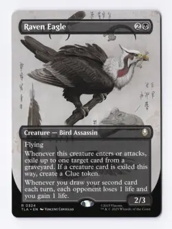 Raven Eagle (Borderless) 0324 (R) MTG Avatar: The Last Airbender (TLA) - Image 1