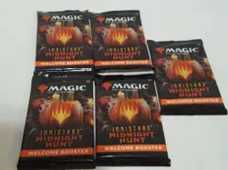 MTG INNISTRAD MIDNIGHT HUNT Welcome Booste Pack Lot of 5- 2021 NM - Image 3