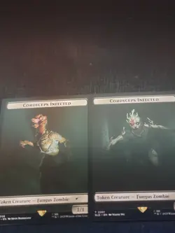 Cordyceps Infected Token set of 2 Non-Foil The Last of Us Secret Lair - Image 1
