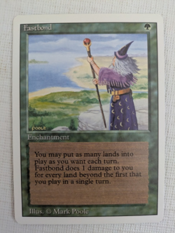 Fastbond Revised MTG Lightly played Free shipping with tracking - Image 1