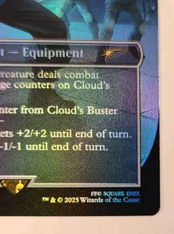 Cloud's Buster Sword - Umezawa's Jitte (Rainbow Foil) Secret Lair Drop Foil Eng. - Image 4
