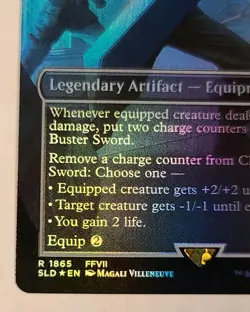 Cloud's Buster Sword - Umezawa's Jitte (Rainbow Foil) Secret Lair Drop Foil Eng. - Image 5