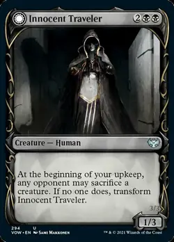Showcase INNOCENT TRAVELER x4 mtg NM-M Innistrad: Crimson Vow 4 Unc - Image 1