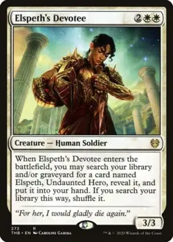 Elspeth's Devotee [Theros Beyond Death] Magic MTG - Image 1