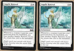 MTG Magic The Gathering 2x Angelic Renewal Ultimate Masters (UMA) #10 - Image 1