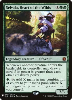 1x Selvala, Heart of the Wilds NM-Mint, English Mystery Booster / The List MTG M - Image 1