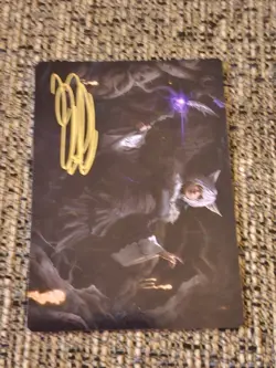 MTG-Final Fantasy Art Series 21/53 - Y'shtola, Night's Blessed -Gold Signature - Image 1