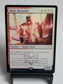 Magic The Gathering - Strixhaven: School of Mages - Blade Historian - FOIL - LP - Image 1