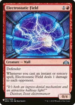 1x Electrostatic Field - The List - The List - Near Mint, English - MTG! - Image 1