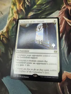 Authority Of The Consuls MTG Kaladesh Magic The Gathering Promo Pack LP - Image 2