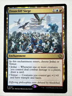 Frostcliff Siege - Regular Rare 187 NM/MINT Tarkir: Dragonstorm MTG - Image 1