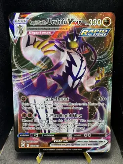 Pokemon TCG SWSH Battle Styles Rapid Strike Urshifu VMAX 088/163 Ultra Rare NM! - Image 1