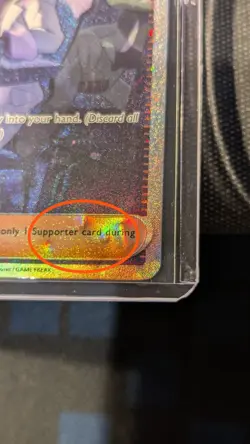Pokemon TCG Paradox Rift Professor Turo’s Scenario 257/182 Full Art Ultra Rare - Image 2