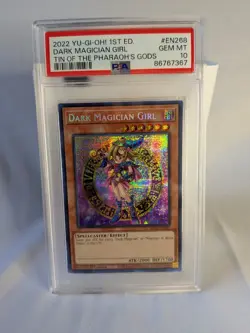 Yu-Gi-Oh Dark Magician Girl 2022 Tin of the Pharaoh's Gods 1st Edition - Image 1