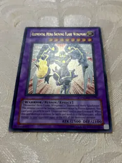 Yugioh Elemental Hero Shining Flare Wingman DR04-EN096 Ultra Rare NM/M - Image 4