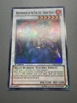 Yu-Gi-Oh! BROTHERHOOD Of The Fire Fist - Horse Prince Super 1st CBLZ-EN097 MP - Image 1