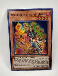 YU-GI-OH! Brotherhood of the Fire Fist-Dragon. MYFI-EN044. 1st Ed. Super Rare - Image 1