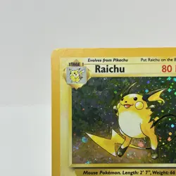 Raichu 16/130 Base Set 2 Holo Rare Pokemon TCG - LP Card - Image 4