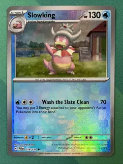 Pokemon Card - Slowking - Master Ball Holo (019/131) Prismatic Evolutions NM - Image 1