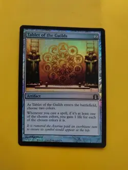 Tablet of the Guilds FOIL RTR Artifact Magic the Gathering Card. - Image 1