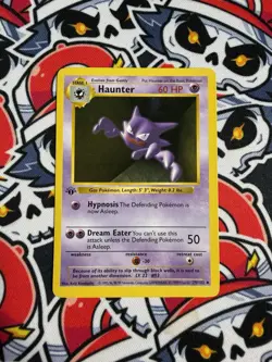 Pokemon TCG Haunter Base Set, 1st Edition Shadowless Card 29/102 .. - Image 1