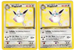 POKEMON WIGGLYTUFF 1ST EDITION AND REGULAR CARDS 32/64 - Image 1