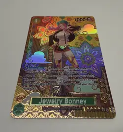 Jewelry Bonney SP ST02-007 OP08 Alternate Art One Piece Card English - Image 2