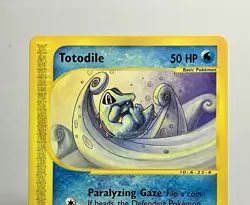 Totodile 135/165 (LP) Common E-Series: Expedition 2002 Pokemon Card - Image 3