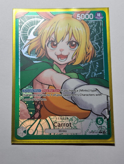 Carrot L OP08-021 Parallel English ONE PIECE Card Game Two Legends NM - Image 1