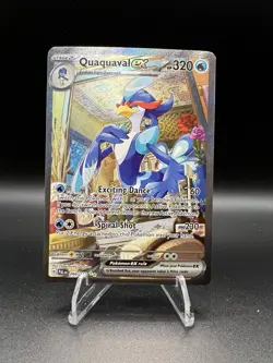 Pokemon TCG Quaquaval EX 260/193 Paldea Evolved Holo Card NM Condition - Image 1