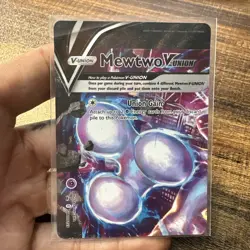 Pokemon MEWTWO V-Union full 4 card black star promo set SWSH159 160 161 162 mint - Image 4