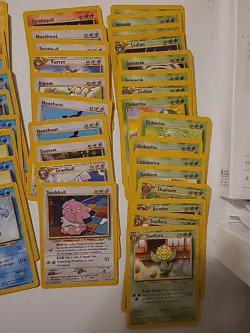Pokemon Neo Genesis Lot - 50 Cards. Non Holos. NM/LP/MP - Image 3