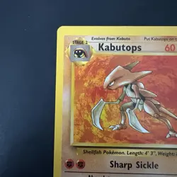 Pokemon TCG Kabutops 24/62 Fossil Unlimited Non-Holo Card LP - Image 2