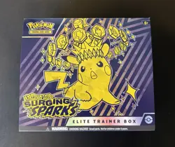 Surging Sparks Pokemon ETB Opened With Promo, Cards +hits And Code Cards - Image 2