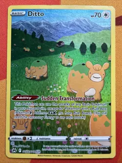 Pokemon Card - Ditto - Galarian Gallery Holo Rare (GG22/GG70) Crown Zenith *MP* - Image 1