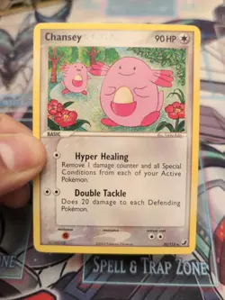 POKEMON TCG RARE CARD CHANSEY 20/115 EX UNSEEN FORCES VLP - Image 1