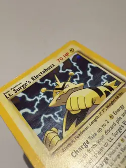 Pokemon TCG Lt. Surge's Electabuzz Holo Rare Card 6/132 Gym Heroes - Image 4