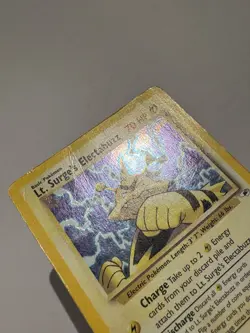 Pokemon TCG Lt. Surge's Electabuzz Holo Rare Card 6/132 Gym Heroes - Image 5