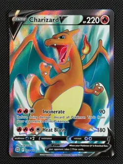 Pokemon Cards Charizard V 153/172 Brilliant Stars Rare Ultra NM - Image 1