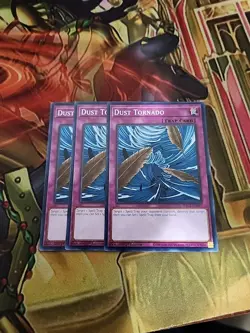 3X Dust Tornado Yugioh Card HAC1-EN027 Common 1st Edition NM Yugioh - Image 1