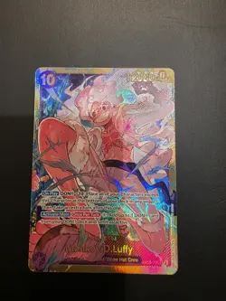 Monkey D Luffy OP05-119 SEC Awakening Of The New Era English One Piece Card Foil - Image 3