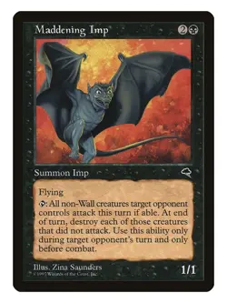 Maddening Imp MTG Tempest Rare LP Lightly Played Single Card - Image 1