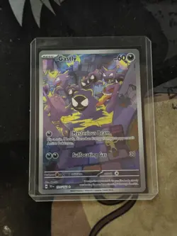 Pokemon TCG Gastly Illustration Rare IR Holo Card 177/162 Temporal Forces - Image 3