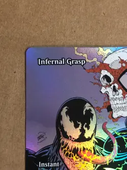 magic the gathering Marvel’s Spider-Man Infernal Grasp Near Mint Borderless FOIL - Image 2