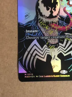 magic the gathering Marvel’s Spider-Man Infernal Grasp Near Mint Borderless FOIL - Image 4