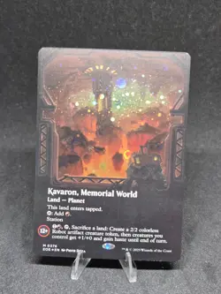 MTG Kavaron, Memorial World Edge of Eternities Borderless Mythic Galaxy Foil NM - Image 1