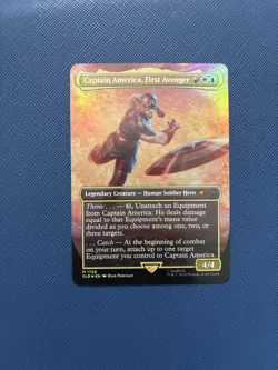 Captain America, First Avenger (Rainbow Foil) - Secret Lair Drop Series (SLD) - Image 1