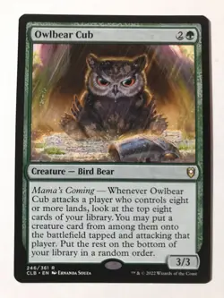 OWLBEAR CUB Baldur's Gate Commander MTG Magic the Gathering NM - Image 1