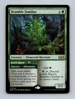 Bramble Familiar Wilds of Eldraine Non-Foil MTG NM - Image 1